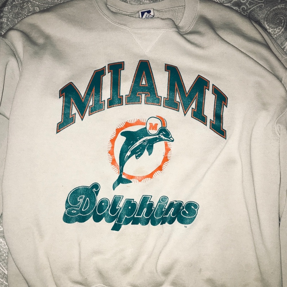 Miami Dolphins Throwback Sweater